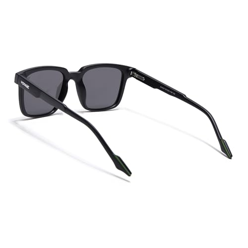 Image of Voyage Square UV Protected & Polarized Sunglasses for Men & Women