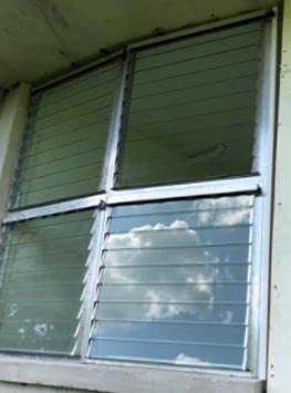 Jalousie Slat Glass Replacements Slats; Set of 5 Clear Glass (30)