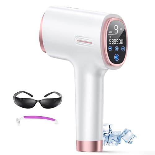 Epilatore Luce Pulsata IPL con Funzione di Raffreddamento, Schermo tattile LCD,...
