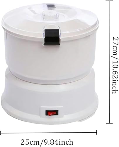Pelador de Patatas Eléctrico Profesional, Pelador Verduras Automático 85W con Cesta, Capacidad 1kg Peeler One-Button para Cocina, Restaurante & Hogar