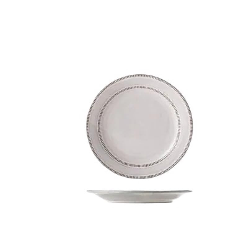 Platos De Postre Vajilla de cerámica japonesa porcelana, platos redondos for ensalada y cuencos for sopa arroz Vajilla De Cena(L)