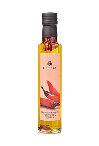 La Chinata Chilli Pepper Spanish Extra Virgin Olive Oil 250ml - This Chilli Flavoured Extra Virgin Olive Oil is perfect for those who love aromatic and spicy flavours.