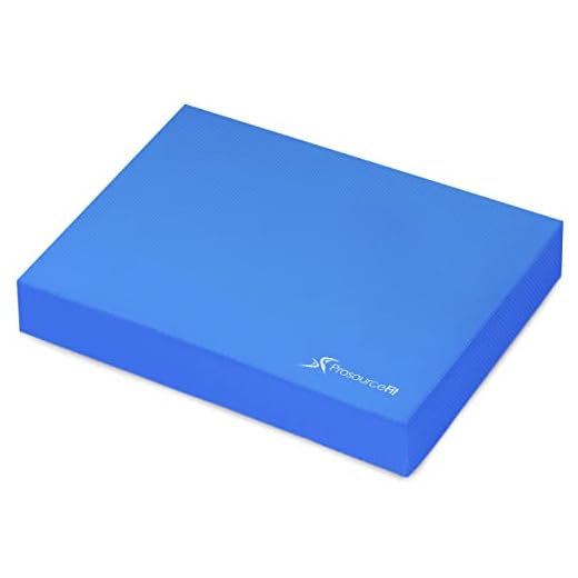 ProsourceFit Exercise Balance Pad 15 x 12 - Blue
