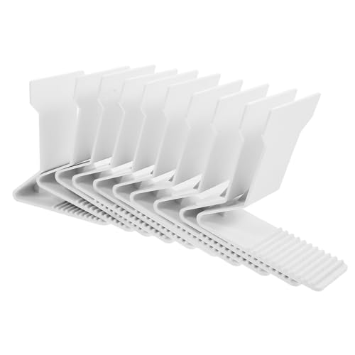 Support magnétique anti-basculement plastique blanc pour stopper la chute des PLV