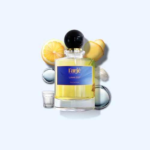 Farjé Perfumes Lunar Zest | Inspired by Blue Moon Ginger Dash | Finest Niche-Quality Ingredients | Extrait de Parfum Long Lasting | Men's (100ml)