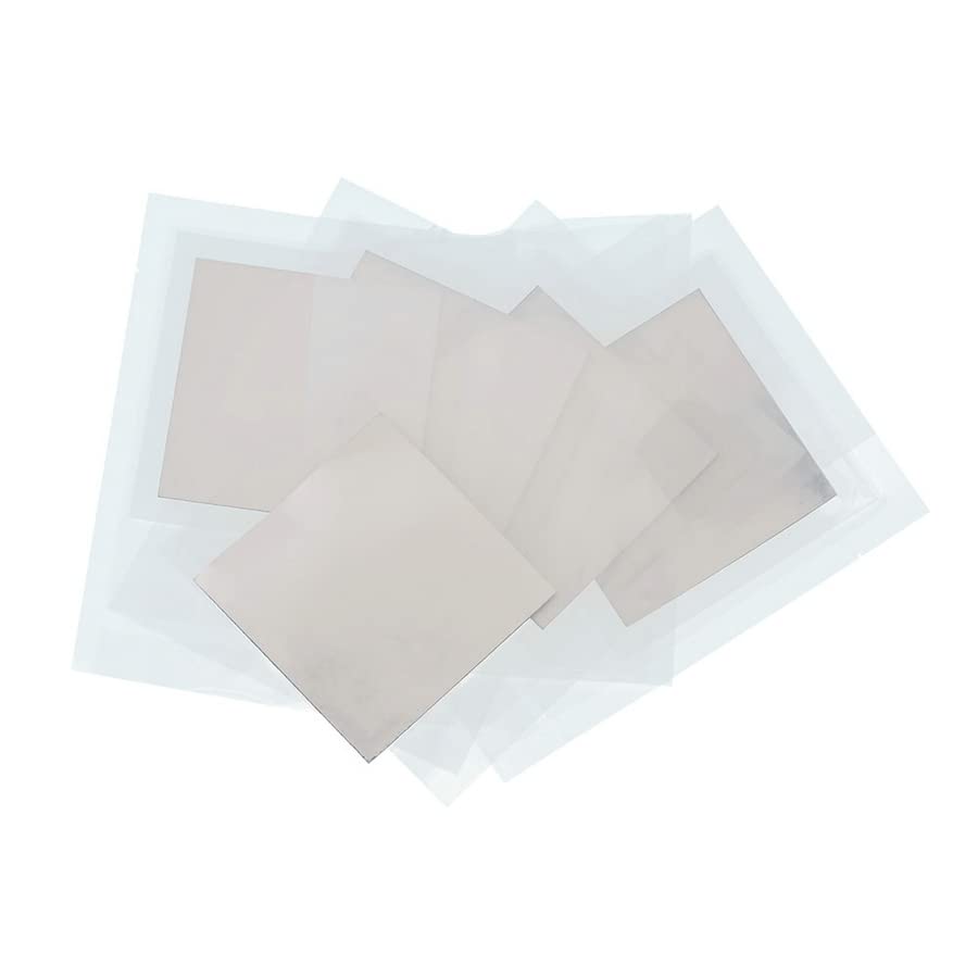 1 pieza Placa de indio de alta pureza, lámina de indio superfina, ≥99,995% de pureza, lámina de indio puro, oblea de indio, placa de indio (Thickness 0.1MM)
