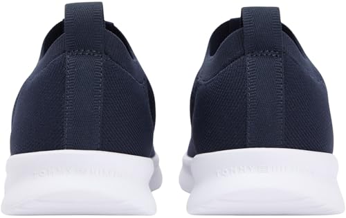 Tommy Hilfiger Herren Runner Sneaker Lightweight Knitted Low Top, Blau (Desert Sky), 41 – Ansicht 3