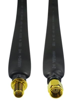 AllNet ANT-CAB-RSMA-RSMA-40-W R-SMA Raccord de fenĂŞtre 40 cm