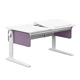 Augmente en continu : réglez facilement la hauteur de la table de 53 à 82 cm. Le réglage de la hauteur confortable breveté avec cordon Jojo assure une adaptation exacte à toutes les tailles de corps, idéal de l'école primaire à la remise des diplômes