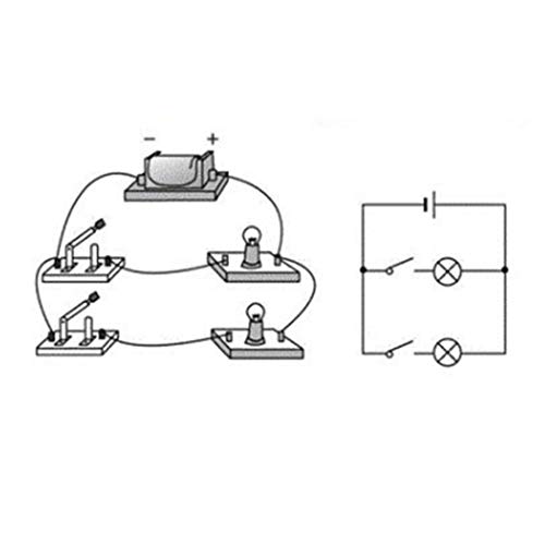 Image of 6pcs Circuit Switch Wire connectors:Science Wire Used for Battery Holder /Knife Switch /Bulb Holder Electricity Connection,Great for Demos Teaching Basic Principles of Electricity