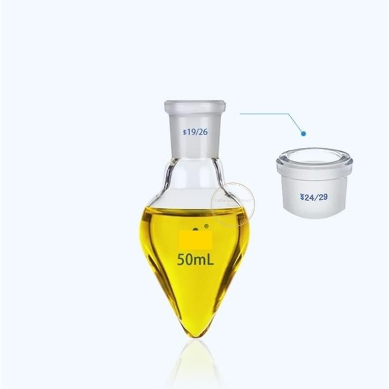 Matraz de laboratorio vidrio con alto contenido silicato
