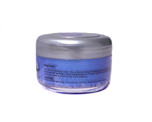 Cera temporal para cabello color azul ceniza miniatura 3