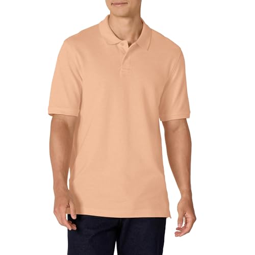 Image of Amazon Essentials Men's Regular-Fit Short Sleeve Cotton Pique Polo Shirt (Available in Big & Tall)