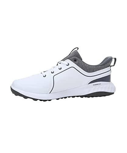 PUMA Men's Technical Sport Shoe Golf White Quiet Shade, 8