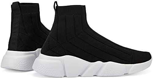 Image of Santiro Men's Running Shoes Breathable Knit Slip On Sneakers