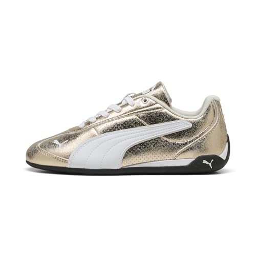 PUMA Womens Replicatch Shoes Gold- White SS26 9 Puma Replicatch Metallic Whisper