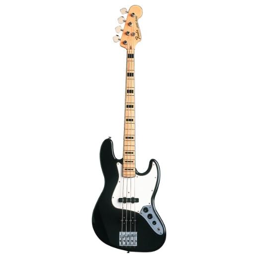 Fender Geddy Lee Signature Jazz Bass Guitar, Maple Fretboard, Black