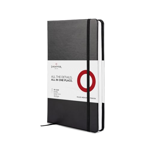 Coffret cadeau Sheaffer 100 stylo noir mat et son carnet de notes