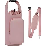 Citybaby水筒カバー2way断熱保冷魔法瓶用ペットボトルペットホルダー手提げ斜めかけショルダーストラップ水筒保温ケースほるだー用ポーチサーモス通勤通学子供大人用 (A,通常は)