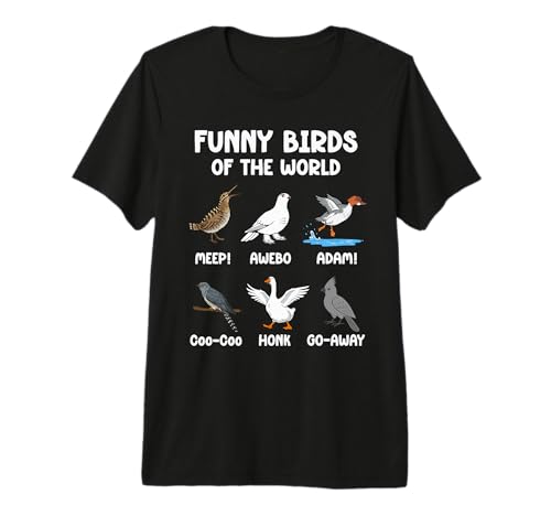 Funny Birds of The World Birding Bird Memes Birdwatching Premium