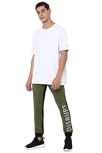 Image of Allen Solly Men's Regular Fit Mid Rise Track Pant