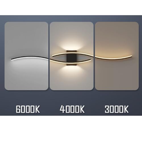 Aplique de pared LED interior recargable 60cm con temperatura de 3 colores para pasillo 2