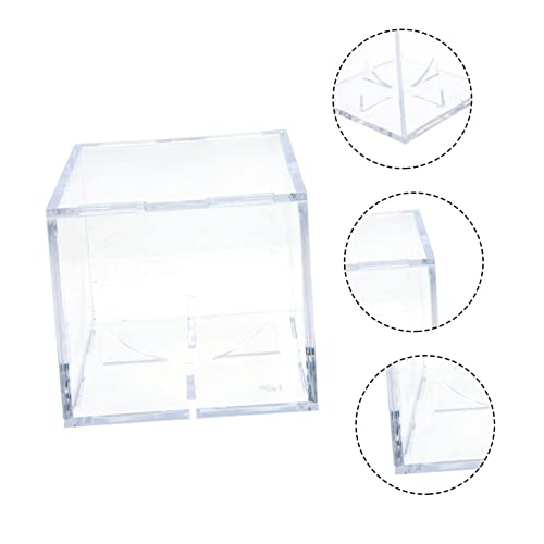 BESPORTBLE Caixa Caixa De Exibição Transparente Titular Vitrine Decoração De Mesa Suporte De Armazen