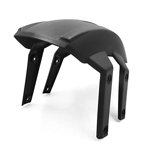 Image of uxcell Black Plastic Motorcycle Rear Wheel Cover Fender Splash Guard Mudguard w Bracket