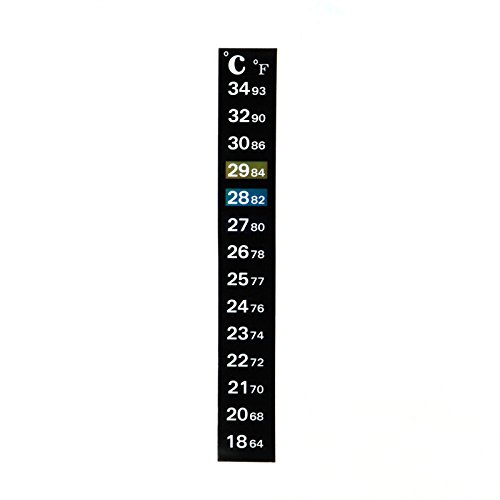 Digital Aquarium Tank Fish Thermometer Temperature Sticker Dual Scale 1 Piece