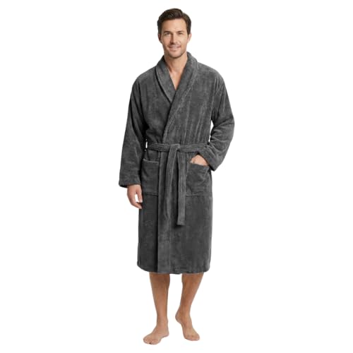 Peignoir gris Star and Stripes Femme Small robe de chambre coton