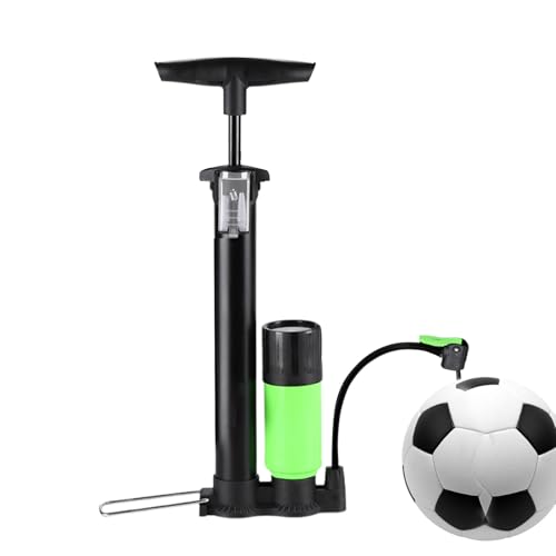 タイヤインフレーターハンドポンプ、圧力ゲージ付きポータブル160 PSIフロアインフレーター - マウンテンバイク、ロードバイク、通勤バイク用の手動自転車膨張ツールインフレータ コンパクトハンドタイヤインフレータ