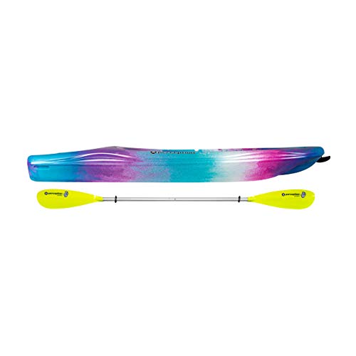 Image of Perception Kayaks Hi Five | Sit on Top Kids Kayak for Kids up to 120 Lbs.| Youth Kayak with Paddle