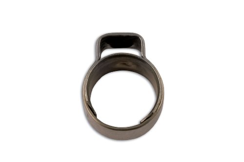 Abrazaderas de 1 oreja Connect 30828 con inserción de anillo interior para tubos de 13,8-15,5 mm