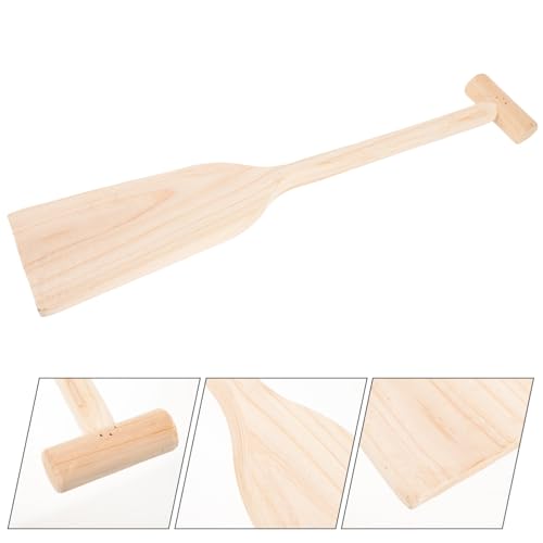 Pala de madera ligera para bote recreativo y navegación fluvial 5