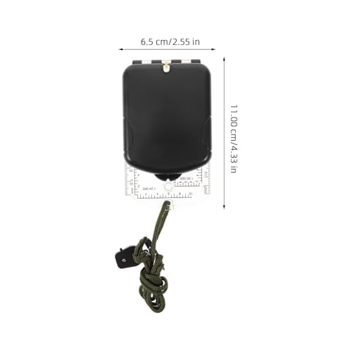 Brújula Uonlytech de Alta Precisión con Espejo y Escala miniatura 2