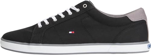 Tommy Hilfiger Baskets Vulcanisées Homme Chaussures, Noir (Black), 46