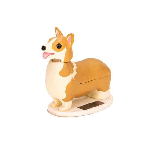 Corgi Solar Figurine
