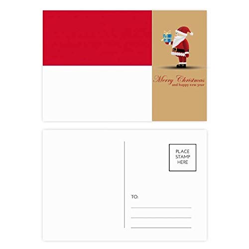 Cartes postales Indonésie drapeau national et Père Noël correspondance lot de 20 pièces