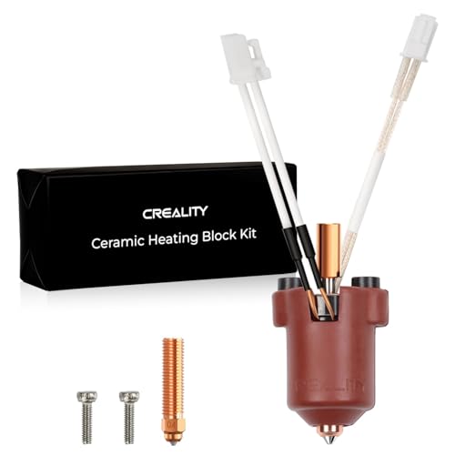 Creality Offizielles Ender 3 V3 KE Hotend, Ender 3 V3 KE Keramik-Heizblock-Kit mit bimetallischer Materialdüse 0,4 mm * 2, Upgrade-Hotend-Kit 300 ℃ Hochtemperatur 500 mm/s Hochgeschwindigkeit Creality Offizielles Ender 3 V3 KE Hotend, Ender 3 V3 KE Keramik-Heizblock-Kit mit bimetallischer Materialdüse 0,4 mm * 2, Upgrade-Hotend-Kit 300 ℃ Hochtemperatur 500 mm/s Hochgeschwindigkeit
