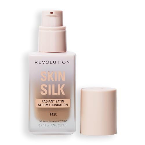 Image of Revolution Skin Silk Radiant Satin Serum Foundation, F12C Tan Skin Tones