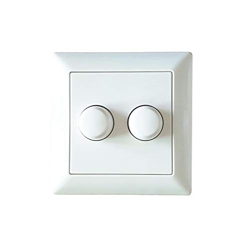 Preisvergleich Produktbild Abdeckung für Doppel Drehdimmer (Gira, Jung, Merten)