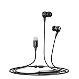 UGREEN タイプc イヤホン 有線HiFi マイク付き カナル型 クリア通話 音量調節 リモコン付き USB C DAC搭載 音漏れ防止 環境ノイズキャンセリング 小型·軽量 防水 iPhone/Android/Galaxy/iPadなど対応