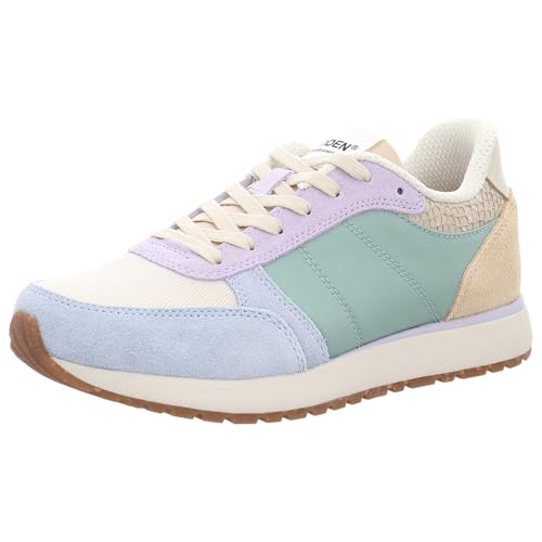 Woden WL740 Ronja - Zapatillas para mujer - 318-beige-Multi, carbón, 41 EU