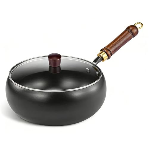 Wok de hierro fundido japonés sin recubrimiento 28 cm miniatura 1