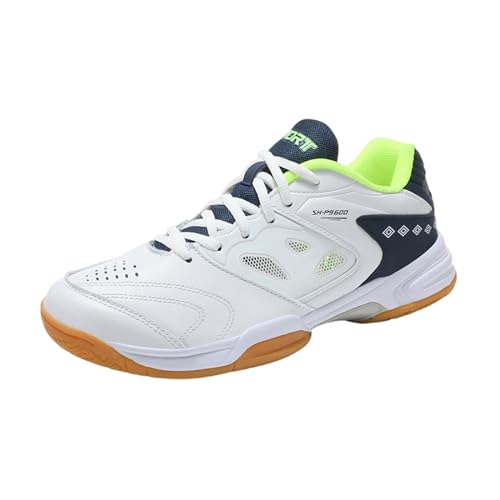 Kraftpaid Volleyball Pickleball Sneakers,Men'S Indoor Court Shoe,Non-Slip Squash Trainers For Men,Wear Resistant Tennis Shoes,Men'S Badminton Tennis Shoes,Breathable Indoor Court Fitness Sneakers
