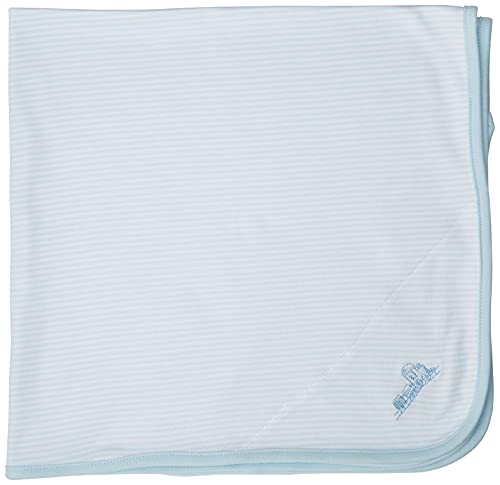 Image of Little Me Blankets for Baby Boys' Thank Heaven for Little Boys' Swaddling Receiving Blanket