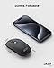 acer Computer Mouse Wireless, 2.4G Slim USB Wireless Mice with USB Receiver, 800/1200/1600 Adjustable DPI Optical Laptop Mouse with 4 Buttons, Portable for Laptop, Desktop, PC