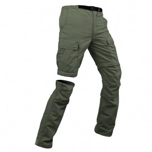 Men Cargo Pants with Pockets Hiking Ripstop Convertible Pants Quick Dry Waterproof Tactical Pant Breathable Pant