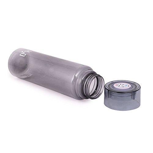 Image of Cello H2O unbreakable Plastic water bottle, 1 litre, set of 3 (grey)