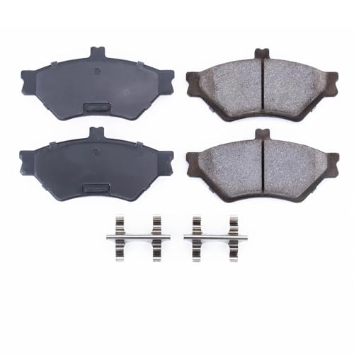 Image of PowerStop Front Brake Pads for Ford Crown Victoria 1995-97 |Lincoln Town Car 1995-97 |Mercury Grand Marquis 1995-97 - Z17 Ceramic Brake Pads with Installation Hardware, 17-659